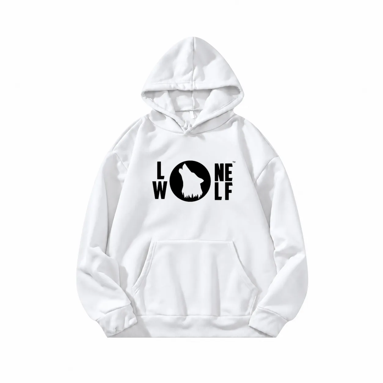 Lone Wolf Emblem Hoodies